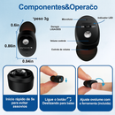 Aparelho Auditivo Recarregável Mini CIC – Redução de Ruído