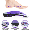 Palmilha Ortopédica Suporte de Arco, Fascite Plantar e Esporão do Calcâneo