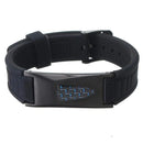 Pulseira Base Titânio de Energia Magnética Alivio de Dores Bio Silicone 7 em 1 - Ortolev Shop