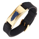 Pulseira Base Titânio de Energia Magnética Alivio de Dores Bio Silicone 7 em 1 - Ortolev Shop