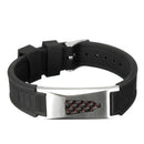 Pulseira Base Titânio de Energia Magnética Alivio de Dores Bio Silicone 7 em 1 - Ortolev Shop