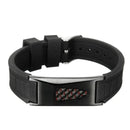 Pulseira Base Titânio de Energia Magnética Alivio de Dores Bio Silicone 7 em 1 - Ortolev Shop
